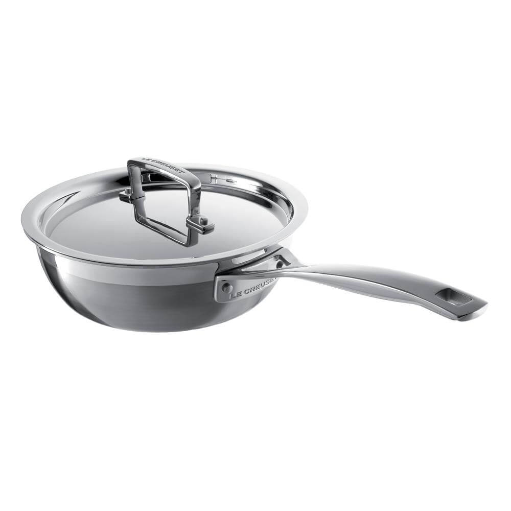 Le Creuset 3 Ply Stainless Steel Non-Stick Chef's Pan